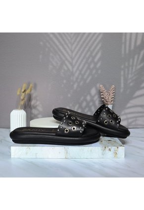 Sandalia Plana Para Mujer 1027-Z43 NEGRO ZAVATTY