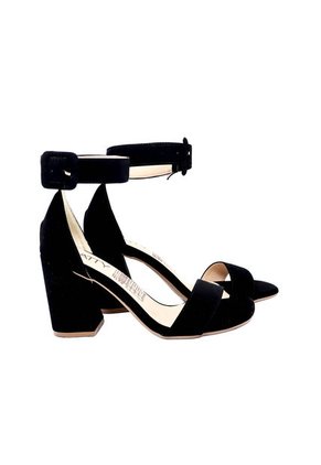 Sandalia Tacón Para Mujer J07-Z471 NEGRO NOBUCK ZAVATTY