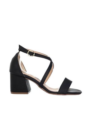 Sandalia Tacon Para Mujer Q51-Z471 NEGRO ZAVATTY