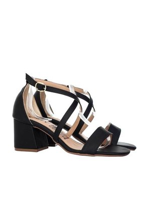 Sandalia Tacon Para Mujer Q51-Z471 NEGRO ZAVATTY