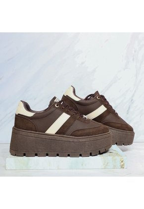 Tenis Para Mujer 301-Z273 CAFE ZAVATTY