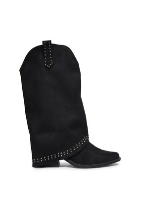 Bota Para Mujer 2663-Z22 NEGRO GAMUZA ZAVATTY