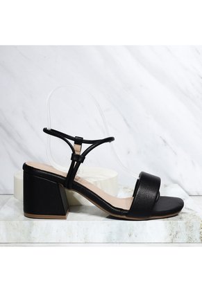 Sandalia Tacon Para Mujer Q277-Z471 NEGRO ZAVATTY