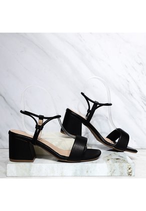 Sandalia Tacon Para Mujer Q277-Z471 NEGRO ZAVATTY