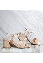 Sandalia Tacon Para Mujer Q277-Z471 NUDE ZAVATTY de Zavatty