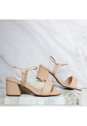 Sandalia Tacon Para Mujer Q277-Z471 NUDE ZAVATTY