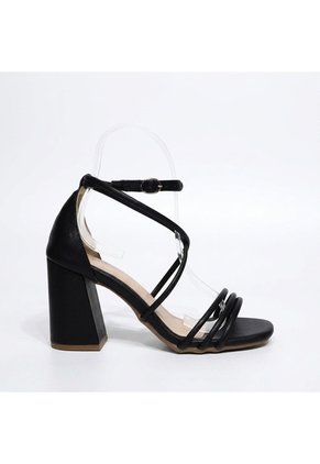 Sandalia Tacon Para Mujer J144-Z471 NEGRO ZAVATTY