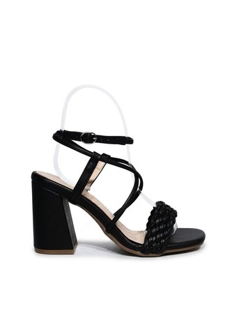 Sandalia Tacon Para Mujer J137-Z471 NEGRO ZAVATTY Zavatty