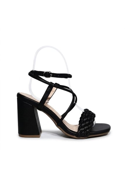 Sandalia Tacon Para Mujer J137-Z471 NEGRO ZAVATTY