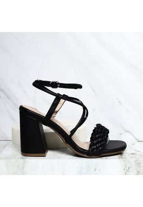 Sandalia Tacon Para Mujer J137-Z471 NEGRO ZAVATTY