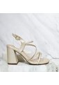 Sandalia Tacon Para Mujer J162-Z471 CHAMPAÑA ZAVATTY de Zavatty
