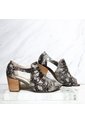 Sandalia Tacon Para Mujer H-WANDA PLOMO CUERO ZAVATTY de Zavatty