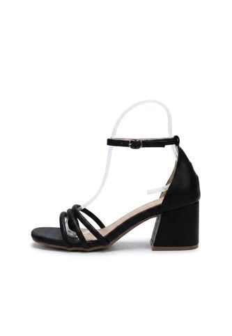 Sandalia Tacon Para Mujer Q264-Z471 NEGRO ZAVATTY Zavatty