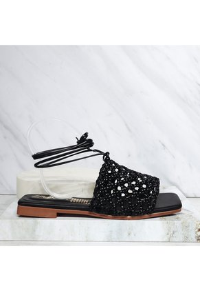 Sandalia Plana Para Mujer PC620-Z725 NEGRO ZAVATTY