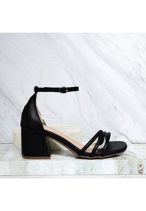 Sandalia Tacon Para Mujer Q264-Z471 NEGRO ZAVATTY