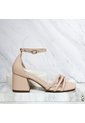 Sandalia Tacon Para Mujer Q264-Z471 NUDE ZAVATTY de Zavatty