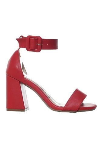 Sandalia Tacon Para Mujer J07-Z471 ROJO ZAVATTY Zavatty