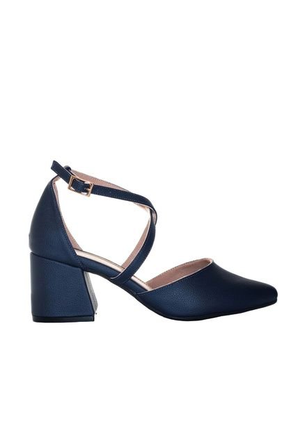 Tacon Para Mujer 3156-Z134 AZUL OSCURO ZAVATTY