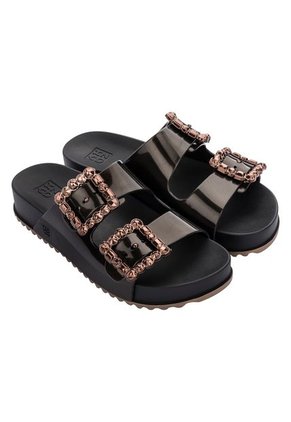 SANDALIAS NEGRO ZAXY GLAM PARTNER SLIDE AD