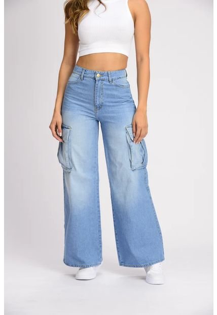 JEANS MUJER AZUL ZIPORA  TEMPO