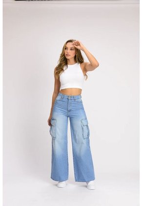 JEANS MUJER AZUL ZIPORA TEMPO