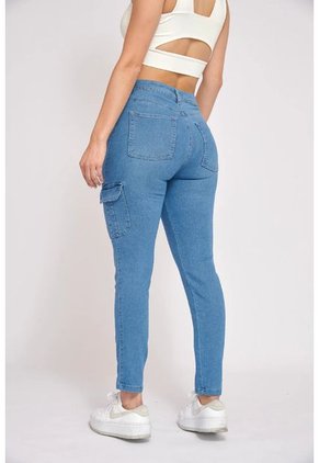 JEANS MUJER AZUL ZIPORA  STEEL