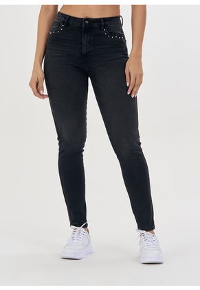 JEANS MUJER NEGRO ZIPORA ADA