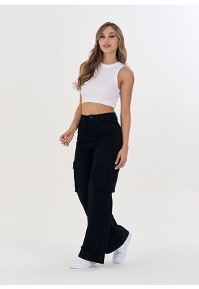 JEANS MUJER NEGRO ZIPORA CLOE