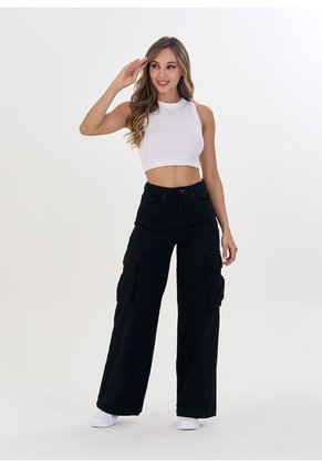 JEANS MUJER NEGRO ZIPORA CLOE
