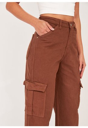 JEANS MUJER MARRÓN ZIPORA FISHER