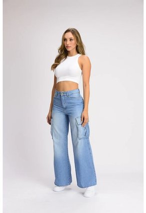 JEANS MUJER AZUL ZIPORA TEMPO