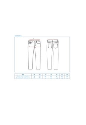 JEANS HOMBRE  AZUL ZIPORA GENTLEMAN O