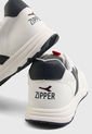 Tenis Lifestyle Blanco-Azul ZIPPER de Zipper