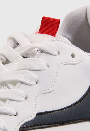 Tenis Lifestyle Blanco-Azul ZIPPER