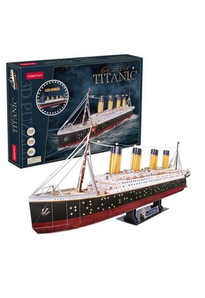 ROMPECABEZAS ARMABLE TITANIC 3D - 266P - CUBIC FUN